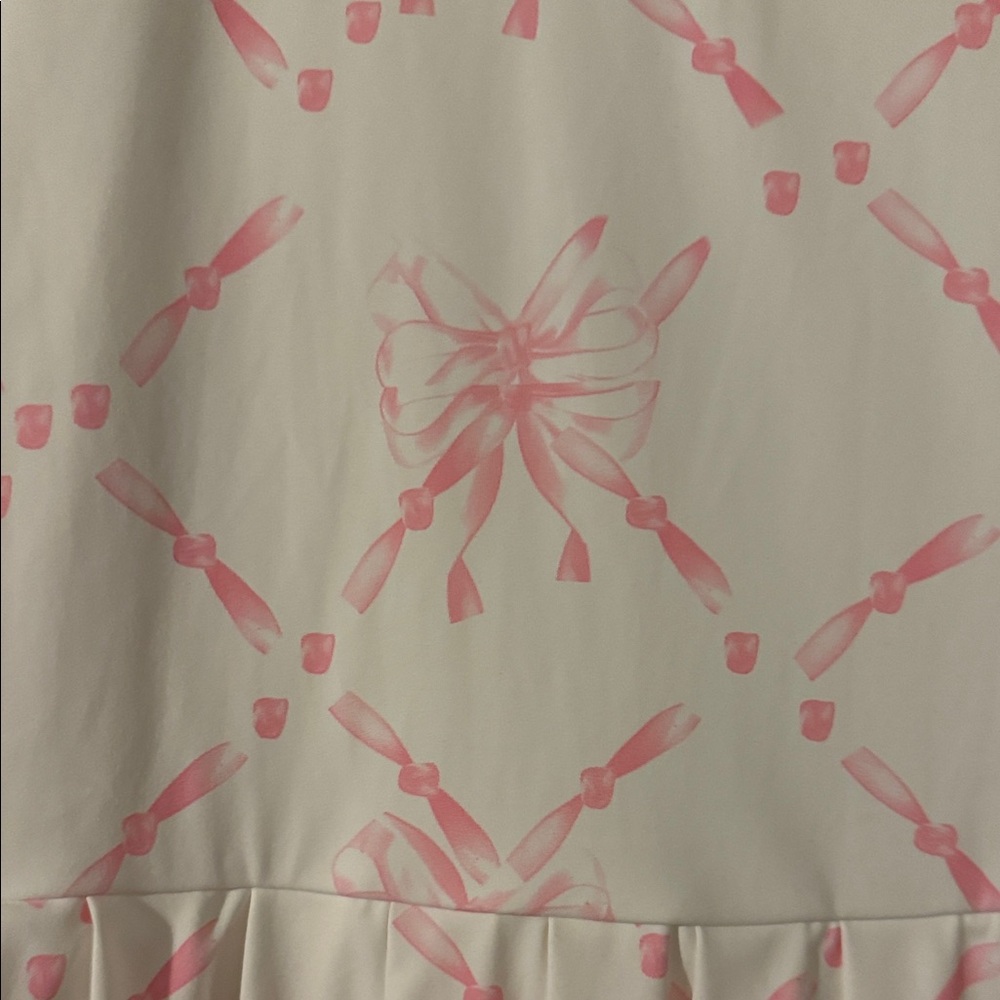 Pink and Cream Mini Dress - Picture 3 of 6